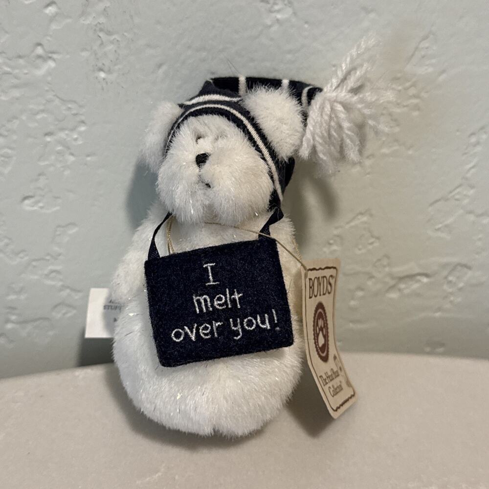 Boyds Bears 4" Mini Messages Bear I Melt Over You #567077